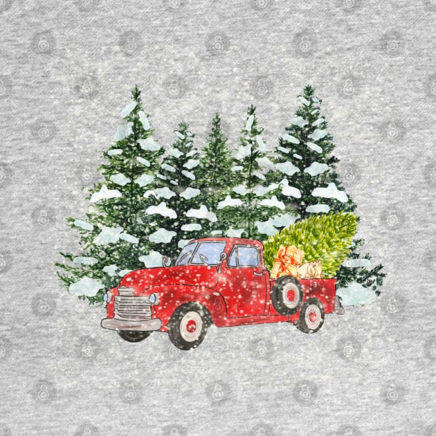 VINTAGE CHRISTMAS SCENE by BWXshirts